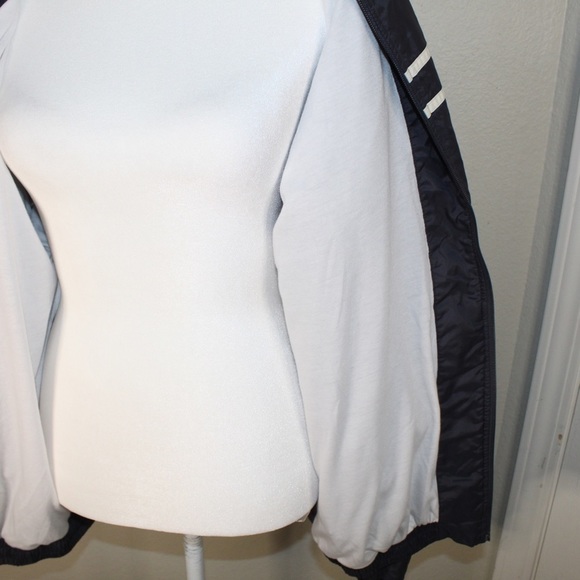 Adidas Vintage Y2K Blue’ish/Grey Oversized Windbreaker Jacket - Size Lage - Picture 3 of 11